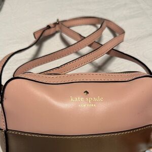 Kate Spade Blush and Chocolate Crossbody Bag